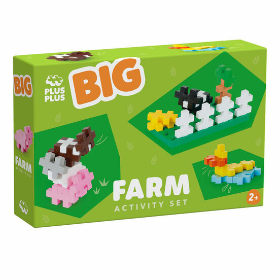 Plus-Plus BIG Activity Boerderij, 40st.