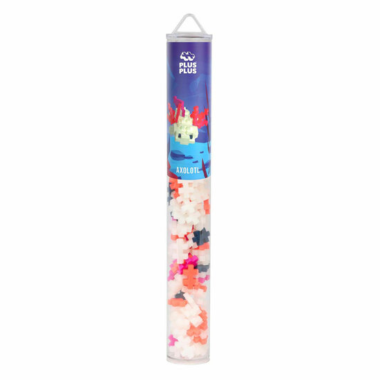Plus-Plus Axolotl Tube Bouwset, 100st.