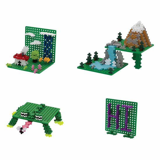 Plus-Plus Bouwplaat Groen, 2st.
