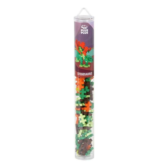 Plus-Plus Stegosaurus Dinosaurus Tube Bouwset - 100st.
