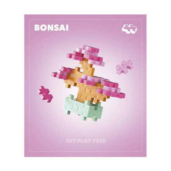 Plus-Plus Plant Pack Bonsai Roze Bouwset - 50st.