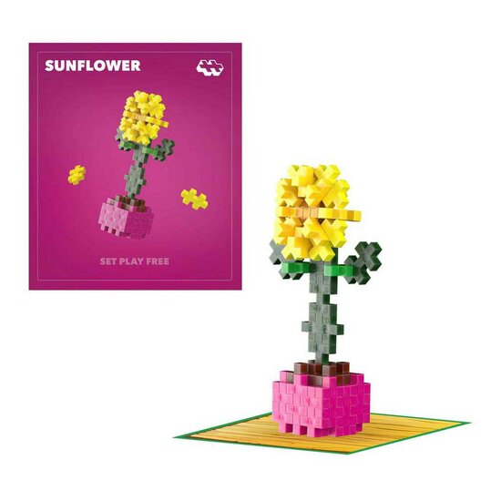 Plus-Plus Plant Pack Zonnebloem Bouwset - 50st.