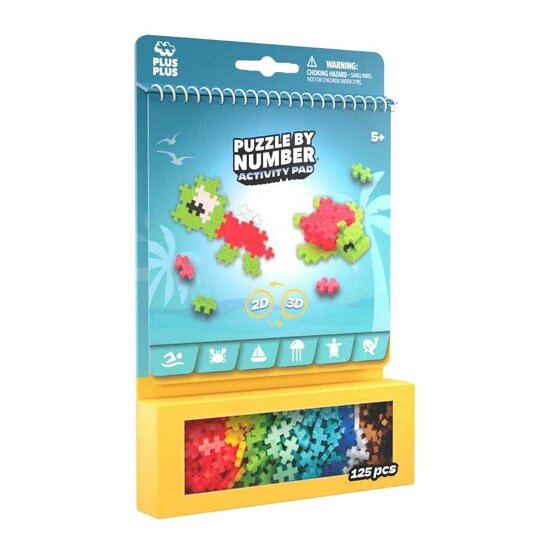 Plus-Plus Activiteitenblok Oceaan Bouwset - 100st.