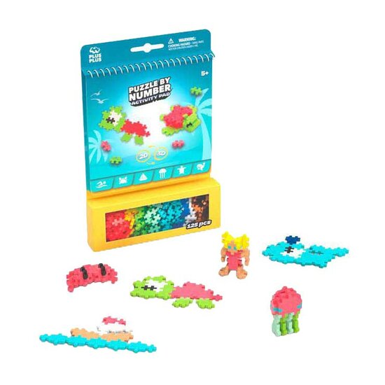 Plus-Plus Activiteitenblok Oceaan Bouwset - 100st.