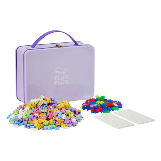 Plus-Plus Basic Reiskoffer Lila Bouwset - 600st.