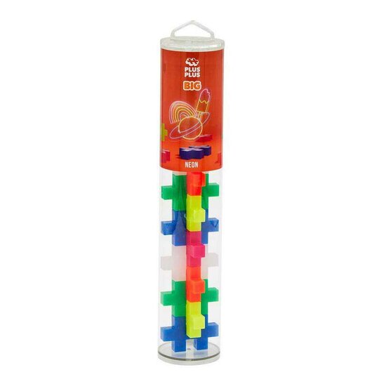 Plus-Plus BIG Tube Neon Bouwset - 15st.