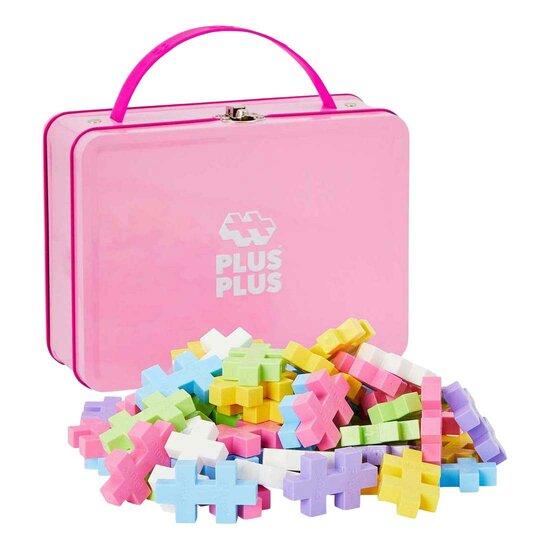 Plus-Plus BIG Speelgoedkoffer Pastel Bouwset - 70st.
