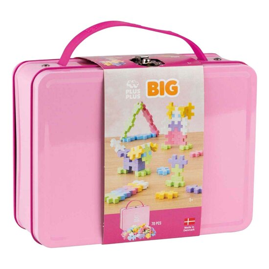 Plus-Plus BIG Speelgoedkoffer Pastel Bouwset - 70st.