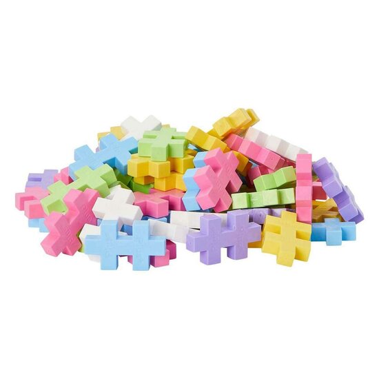 Plus-Plus BIG Speelgoedkoffer Pastel Bouwset - 70st.