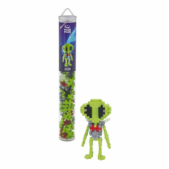 Plus-Plus Alien Tube Bouwset - 100st.