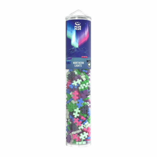 Plus-Plus Noorderlicht Tube Bouwset - 240st.
