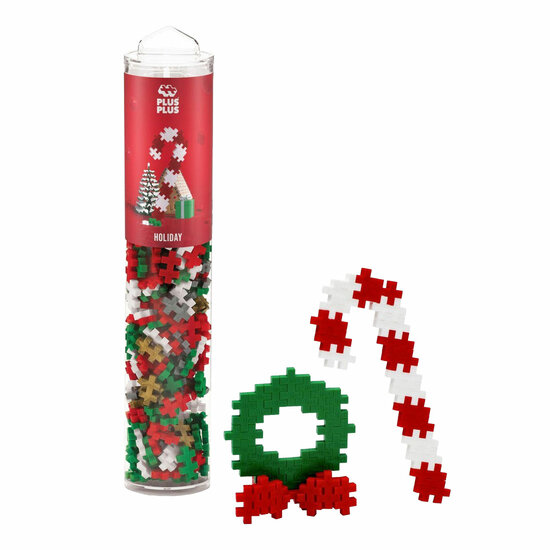 Plus-Plus Kerst Tube Bouwset - 240st.