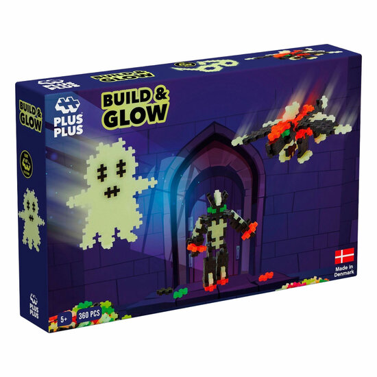 Plus-Plus Build And Glow Bouwset - 360st.
