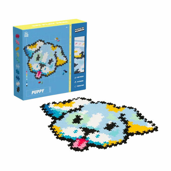 Plus-Plus Puzzelen op Nummer Puppy - 500st.