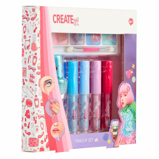 Create it! Make-Up Set Glitter Zeemeermin - 7dlg.