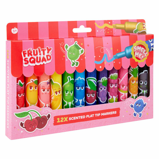 Fruity Squad Geur Markers Chisel Tip - 12st.