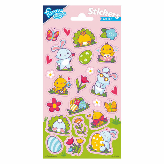 Stickervel Pasen