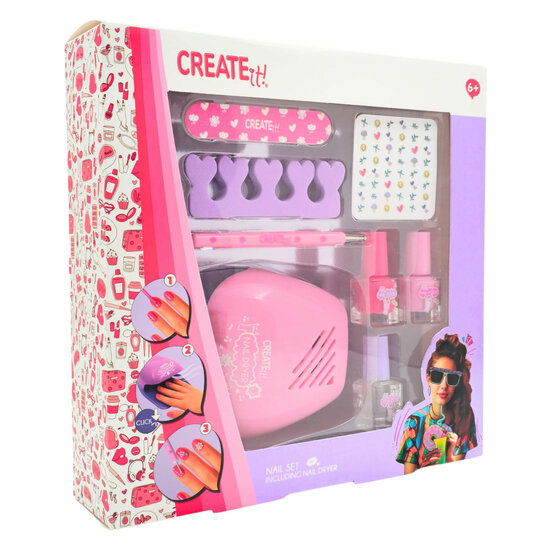 Create it! Nageldroger Set