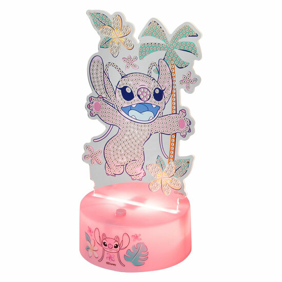 Stitch &amp; Angel Diamond Painting Nachtlamp