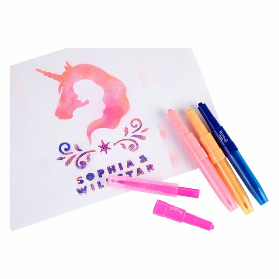 Unicorn Academy Blaaspennen Set Deluxe