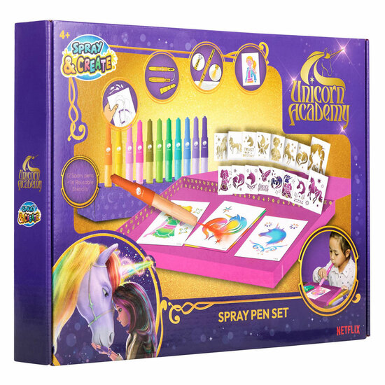 Unicorn Academy Blaaspennen Set Deluxe