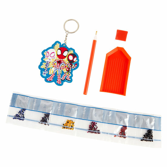Spidey Diamant Painting Sleutelhanger