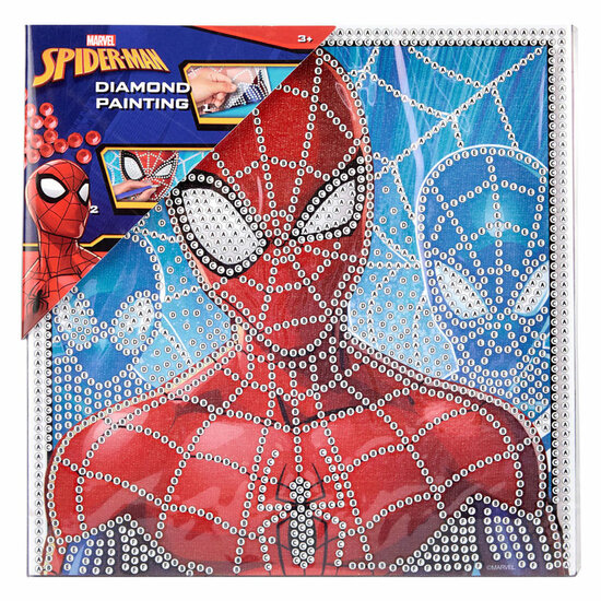 Spiderman Diamond Painting Canvas - 19x19cm
