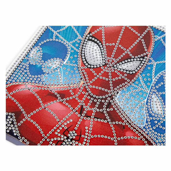 Spiderman Diamond Painting Canvas - 19x19cm