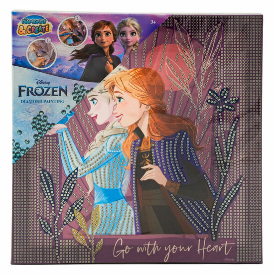 Frozen Diamond Painting Canvas XL - 29x29cm