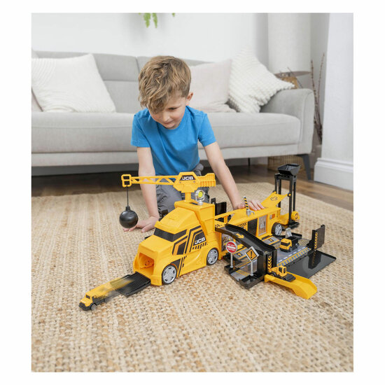 Teamsterz JCB Construction Command Truck met 3 Voertuigen