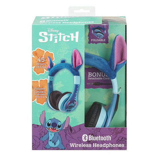 Disney Stitch Junior Bluetooth Hoofdtelefoon met Oortjes