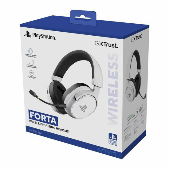 Trust GXT499W Forta Wireless Headset - Wit