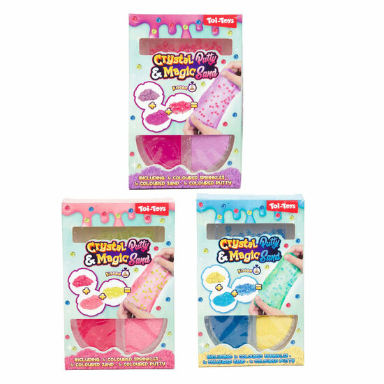 Speelset Putty, Zand en Sprinkles