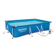 Bestway Zwembad Set Steel Pro Rechthoek met Pomp, 300x201x66cm