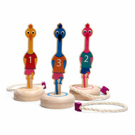 BS Toys Ringwerpen Vogels Hout  - Werpspel