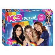 K3 Puzzel met Poster - 104st.