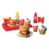 Ecoiffier 100% Chef Hamburgerset, 25dlg.