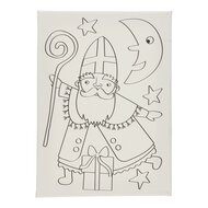 Canvas Schilderen Sinterklaas