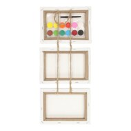 Canvas Schilderset Ruimte, set van 3 stuks