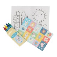 Traktatiesetje: Kleurboekje, Waskrijtjes &amp; Stickervel - Pasen