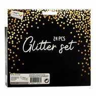 Glitterset, 24 kleuren