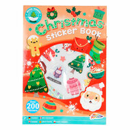 XMAS Stickerboek A4, 8 Vellen