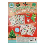 XMAS Stickerboek A4, 8 Vellen