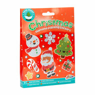 XMAS Diamond Painting Stickers, 12st.