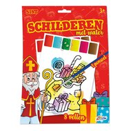 Schilderen met Water Sinterklaas