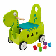 I&#039;m Toy Loop- en Duwwagen Dino