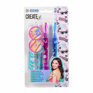 Create it! Tattoo Geurpennen, 3st + Sjabloon