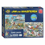 Jan van Haasteren Legpuzzel - Traffic Chaos, 2x1000st.