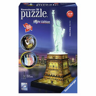 Ravensburger 3D Puzzel - Vrijheidsbeeld Night Edition