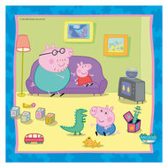 Familie en Vrienden van Peppa Pig Legpuzzel, 3x49st.